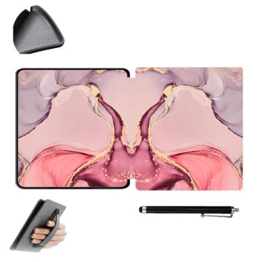 Imagem de GUKSRASO Capa para Kindle Oasis 10ª/9ª Geração 2019/2017 (Modelo: CW24WI/S8IN4O) - Adequado Apenas para 7 Polegadas, Capa Protetora Fina e leve de TPU com Alça de Mão e Caneta