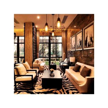 Imagem de Luminária pendente Vintage Industrial Metal Vicenza com lâmpada LED