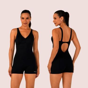 Imagem de Maiô Modelador Macaquinho Natação Ajuste Perfeito Sem Bojo - Shop Inti