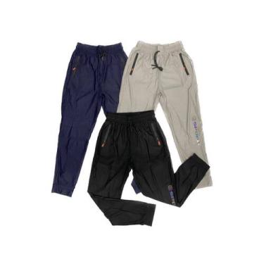 Imagem de COMPRE! kit 3 calças esportiva dri-fit tecido fino alta qualidade muit