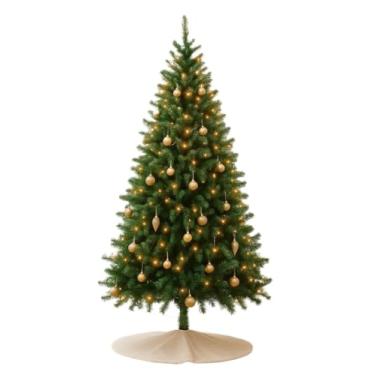Imagem de Árvore de natal todo pinho tradicional deluxe 2,10 cm 600 ramos(1,80CM)