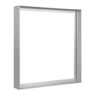 Imagem de FOLKOR Moldura de tela para pinturas a óleo de 28 x 35 cm, molduras flutuantes quadradas de metal de 3,8 cm de profundidade para decoração de lareira, retrato de paisagem, sala de estar, exibição