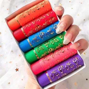 Imagem de Kit 6 Batom Mágico da Vovo Muda de Cor Make 24hrs Cores