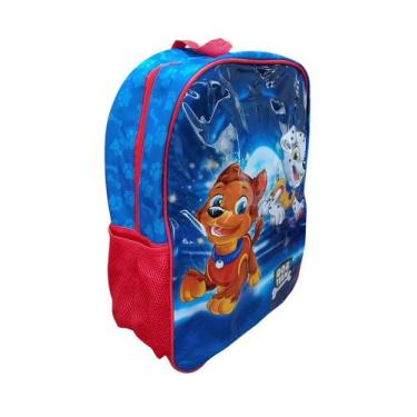 Imagem de Mochila Infantil de Costa Cachorro Herói Escola Passeio Crianças Menin