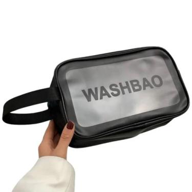 Imagem de Necessaire Organizador Viajem Masculino Feminino Bolsa Preta - Minymix