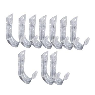 Imagem de Generic Conjunto de 10 ganchos em J para suporte de cabos, gerenciamento de fios, ganchos para garagem, data center, construção residencial e doméstica, 5.08 Cm de Largura