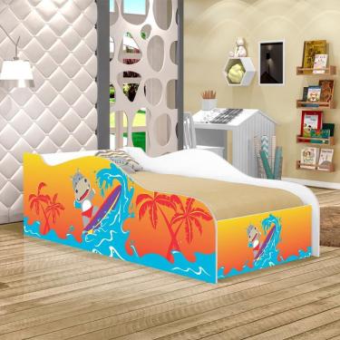Imagem de Mini Cama Fun Surfista Infantil Com Colchão