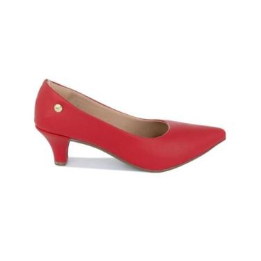 Imagem de Scarpin Feminino Sapato Social Salto Fino Baixo Bico Fino Confortável 