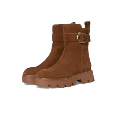 Imagem de Circus NY by Sam Edelman Bota feminina de cano médio Primm, Camurça Maple Ginger, 35