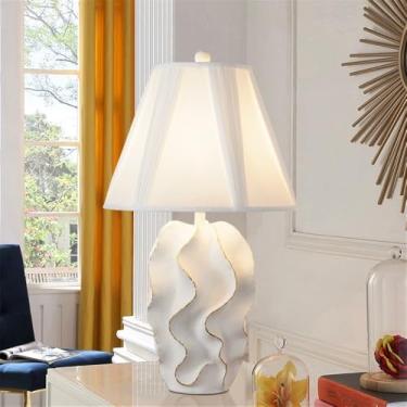 Imagem de Luminária de mesa LED de luxo contemporânea, inspirada na criatividade americana, ideal para sala de estar, quarto, escritório, casa de campo ou hotel (Estilo 203L A)