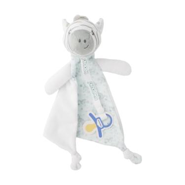 Imagem de Naninha com prendedor de chupeta Pimpolho Branca - Zebra