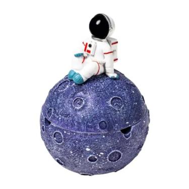 Imagem de Cinzeiro Astronauta Cerâmica Criativa Decoração de Casa Mesa Presente Namorado Portátil Acessórios Caixa de Armazenamento para Escritório em Casa