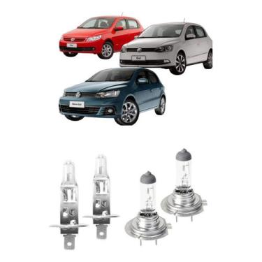 Imagem de Kit lampadas halogena foco duplo para vw gol g5 g6 g7 g8 12v 55w - Sho