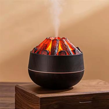 Imagem de Umidificador Criativo Estilo Fogueira com Luz LED