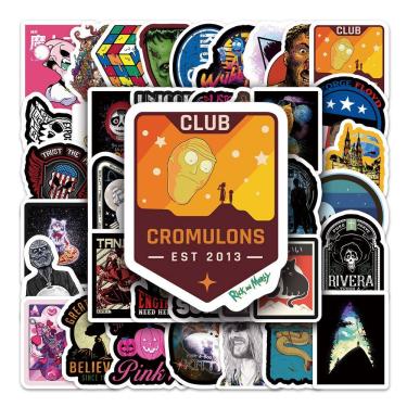 Imagem de Adesivos 50 unidades/lote Welders Engineers Waterproof Vinyl Anime