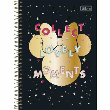 Imagem de Caderno Espiral Capa Dura 1/4 Pequeno Minnie 80 Folhas Tilibra Estampa 4