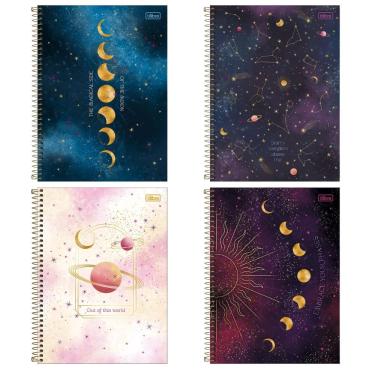 Imagem de Caderno Espiral Capa Dura Universitário Connect 10 Matérias Magic 160 Folhas Tilibra Estampa 6