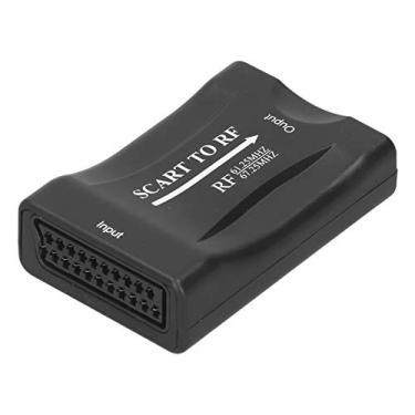 Imagem de KIMISS Adaptador de Vídeo SCART para RF - Conversor de Saída RF para Caixa de TV, DVD, Consoles de Jogos - 61,25 MHz/67,25 MHz
