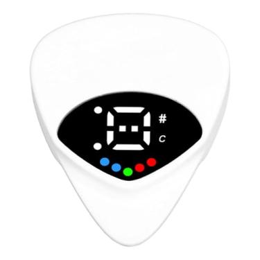 Imagem de SUNGOOYUE Afinador de Guitarra, Dois Em um Abs Alta Sensibilidade 12 Tons Afinador Eletrônico Luz Led para Baixo Acústico Elétrico Banjo Ukulele