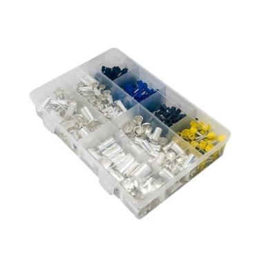 Imagem de Acouto Ferramenta de Crimpagem de Virola 440pcs, Kits de Conector de Terminal de Fio Com Isolamento Retardador e Forte Condutividade, para Manutenção de Eletrodomésticos e Instalação