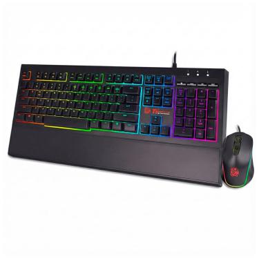 Imagem de Kit Teclado e Mouse Gamer Thermaltake Challenger Elite - Ergonômico - 3200dpi - RGB