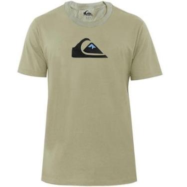 Imagem de Camiseta Quiksilver Comp Logo Colors Areia-Unissex
