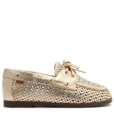 Imagem de Mocassim Anacapri Laço Ana Dourado-Feminino