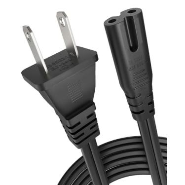 Imagem de Bicmice Cabo De Alimentação Tv 4,5 M Para Samsung, Lg, Tcl, Sony: 2 Pinos, Tomada Parede Ca, Compartimentos, Led, Lcd, Insignia, Sharp, Toshiba, Jvc, Hisense Electronics, Un65Ks8000Fxza, Un40J5200Af