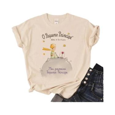 Imagem de Mulheres e meninas engraçadas The Little Prince T Shirt, Harajuku T-sh