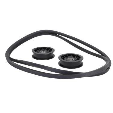 Imagem de aqxreight Kit de Polia Intermediária Plana V Com Correia de Transmissão 756 05024 756 05032 Substituição para Cub Cadet XT1 GT 50 XT1 GT54 FAB XT1 LT42 XT1 LT46