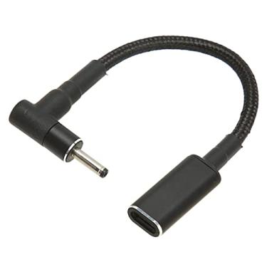 Imagem de Generic Adaptador Usb Tipo C Fêmea para 3.0x1.0mm Dc Macho, Conversor de Carregamento Eficiente para Laptop para Viajantes, Liga de Alumínio e Nylon, 1 Peça