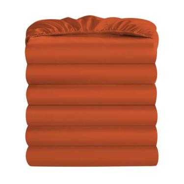 Imagem de Lençol com elástico Maple&Stone King Size de microfibra macia escovada