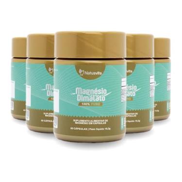 Imagem de Magnésio Dimalato 100% Puro (Kit 5 und. 300 cápsulas)