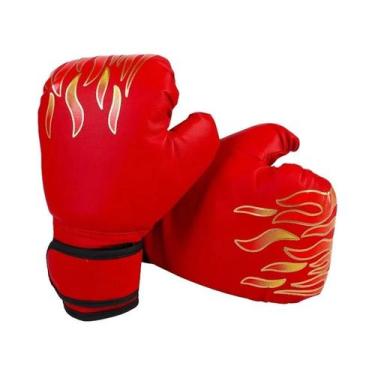 Imagem de Luvas De Boxe Respiráveis Em Couro PU Para Crianças Para Treinamento D