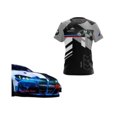 Imagem de Camiseta Masculina BMW De Verão Com Manga Curta, Estilo Esportivo Raci