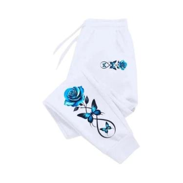 Imagem de Calças De Moletom Casuais Femininas De Alta Qualidade Para Atividades 