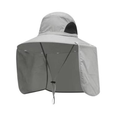 Imagem de Chapéu De Pesca Masculino De Verão Para Proteção Solar Ao Ar Livre Com