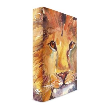 Imagem de Livro - Bíblia do Leão Laranja - Capa Dura Luxo - NAA
