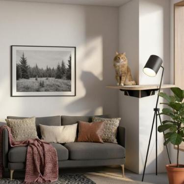 Imagem de Prateleira Para Gato Canto Externo em MDF 15mm Laminado REFORÇADO Gati