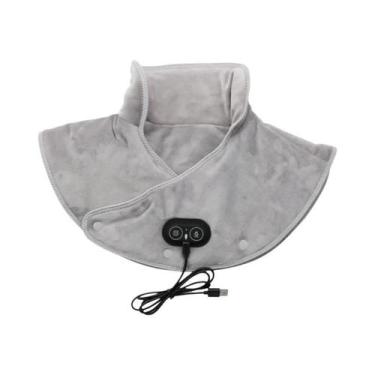 Imagem de Cachecol Cervical Aquecido USB, Aquecedor Elétrico Para Pescoço, Almof