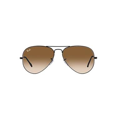 Imagem de Óculos de Sol Ray-Ban Aviator Large Metal 0RB3025 002/51 Tam 55 / Preto - Lentes Marrom Gradiente