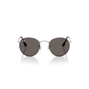 Imagem de Óculos de Sol Ray-Ban Round Metal 0RB3447 9277B1 Tam 50 / Marrom Havana/Prata - Lentes Cinza Escuro