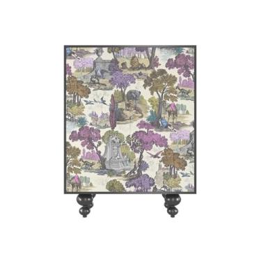 Imagem de Sapateira 90 cm Armário de sapatos doméstico de madeira maciça, armário de corredor de grande capacidade estilo retrô, sapateira de armazenamento integrado, armário de prateleira de sapatos para