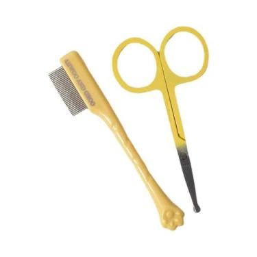 Imagem de Conjunto De Pentes Para Limpeza Facial De Cães E Gatos, Remoção De Man