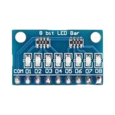 Imagem de Módulo Indicador LED Azul Vermelho 8 Bits 3-24V Ânodo/Cátodo Comum Par