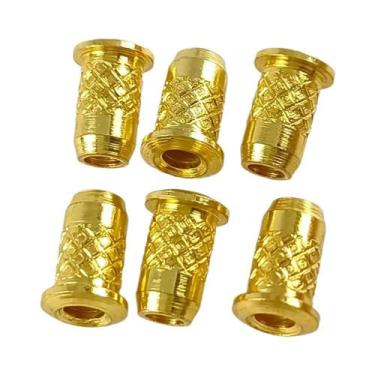 Imagem de Buchas De Montagem De Cordas Para Guitarra Elétrica, 6 Peças, De Ferro