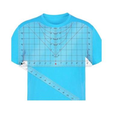 Imagem de Régua De Alinhamento De Vinil Para Camisetas, Ferramenta De Medição Pa