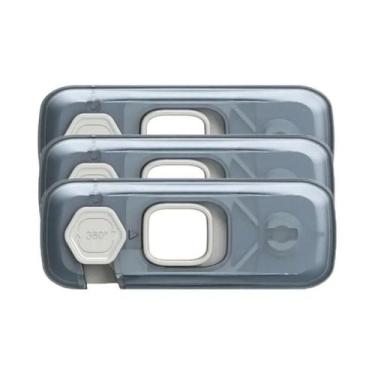 Imagem de Trava De Segurança Infantil Antiesmagamento Para Gavetas De Geladeira 