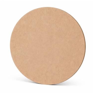 Imagem de Sousplat Bolachas 35x35 Cru Circulo Base Mdf 3mm Para Prato