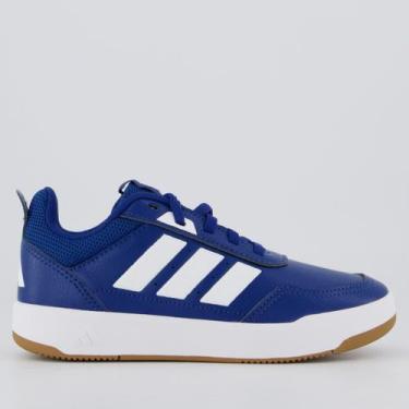 Imagem de Tênis Adidas Tensaur Sport 3.0 Infantil Azul e Branco, 37